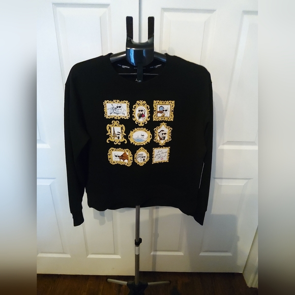 Karl Lagerfeld Tops - Karl Lagerfeld Black Sweatshirt